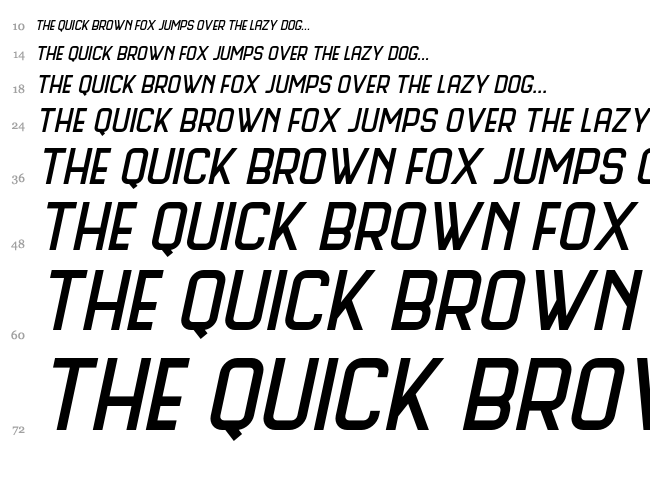 Science Fair font waterfall